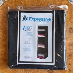 6 Shelf Sweater and Accessory Organizer - Black